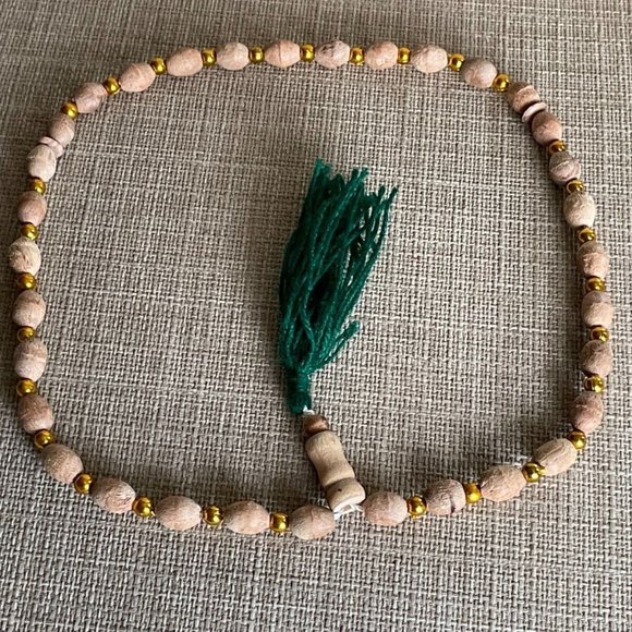 Prayer Tasbeeh Handmade Real Wood Beads Religious Beads Islamic Tasbeh - Picture 9 of 10